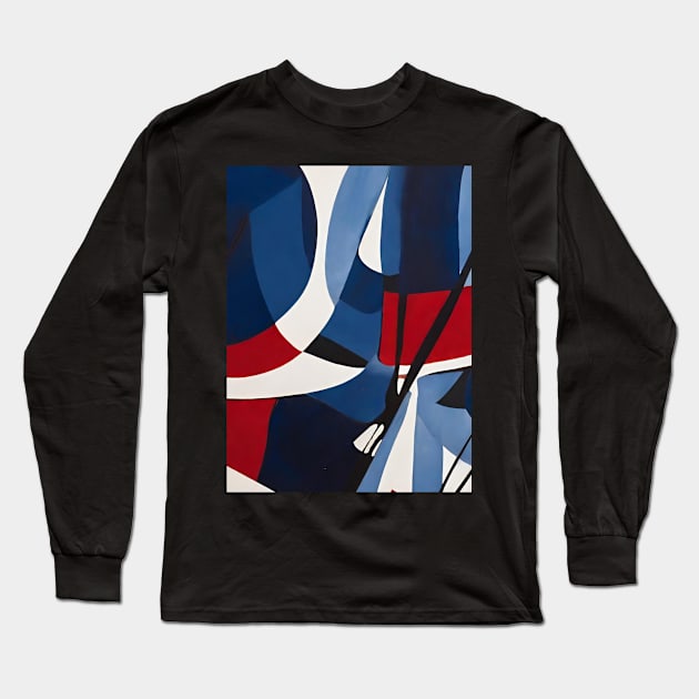 Modern And Modernist Pattern. Long Sleeve T-Shirt by EdwinPlenzler